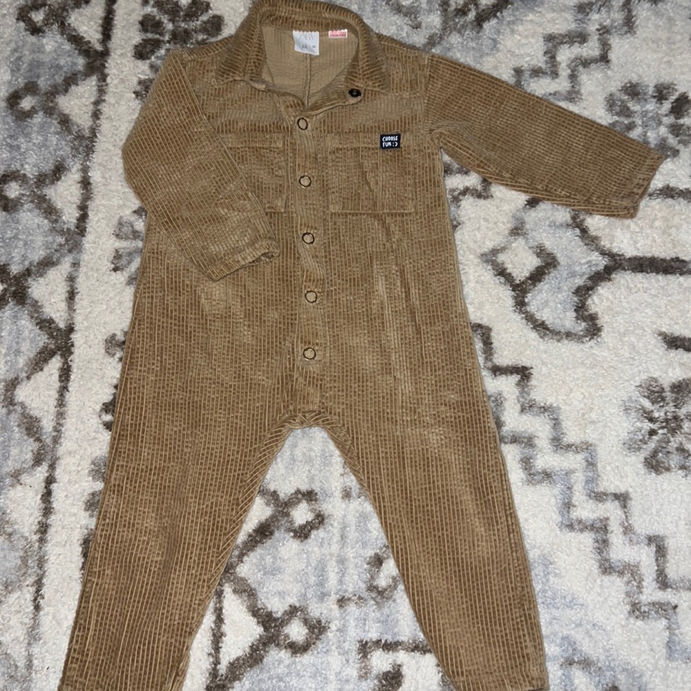 Zara toddler corduroy jumpsuit size 2-3 years